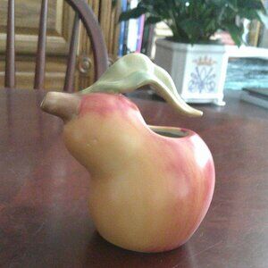 Vtg Pear Shape Creamer Holiday Harvest